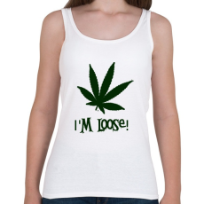 PRINTFASHION laza vagyok - Női atléta - Fehér