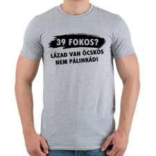 PRINTFASHION Lázad van nem pálinkád! - Férfi póló - Sport szürke férfi póló