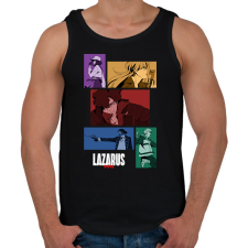 PRINTFASHION Lazarus anime - Férfi atléta - Fekete atléta, trikó