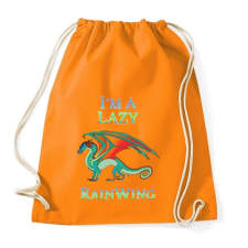 PRINTFASHION Lazy dragon - Sportzsák, Tornazsák - Narancssárga tornazsák