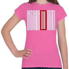 PRINTFASHION LCDP Text - Női póló - Rózsaszín