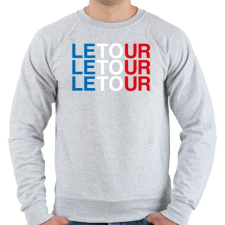 PRINTFASHION Le Tour - Férfi pulóver - Sport szürke férfi pulóver, kardigán