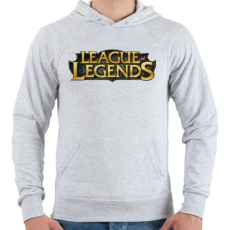 PRINTFASHION League of Legends - Férfi kapucnis pulóver - Sport szürke