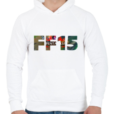 PRINTFASHION League of Legends - FF15 - Férfi kapucnis pulóver - Fehér férfi pulóver, kardigán