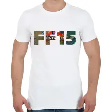PRINTFASHION League of Legends - FF15 - Férfi póló - Fehér férfi póló