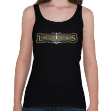 PRINTFASHION League of Legends - Női atléta - Fekete női trikó