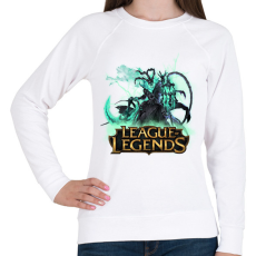 PRINTFASHION league of legends Thresh - Női pulóver - Fehér