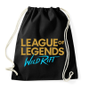 PRINTFASHION League of Legends - Wild Rift - Sportzsák, Tornazsák - Fekete