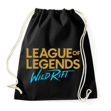 PRINTFASHION League of Legends - Wild Rift - Sportzsák, Tornazsák - Fekete tornazsák