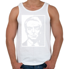 PRINTFASHION lealand palmer - Férfi atléta - Fehér atléta, trikó