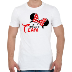 PRINTFASHION Leánybúcsú - Bride's Team - Férfi póló - Fehér