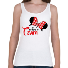 PRINTFASHION Leánybúcsú - Bride's Team - Női atléta - Fehér női trikó
