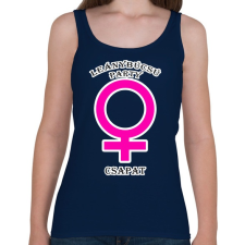 PRINTFASHION Leánybúcsú PCS - Női atléta - Sötétkék női trikó