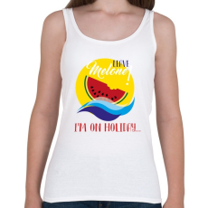 PRINTFASHION Leave me alone! - Hagyj békén, nyaralok! - Női atléta - Fehér