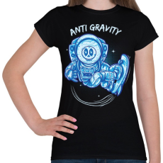 PRINTFASHION Lebegés - Női póló - Fekete