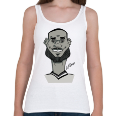 PRINTFASHION LeBron caricature - Női atléta - Fehér