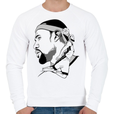 PRINTFASHION Lebron James - Férfi pulóver - Fehér férfi pulóver, kardigán