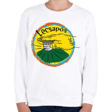 PRINTFASHION lecsapós 1 - Gyerek pulóver - Fehér gyerek pulóver, kardigán