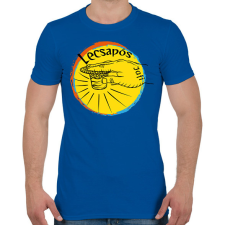 PRINTFASHION lecsapós 2 - Férfi póló - Királykék férfi póló