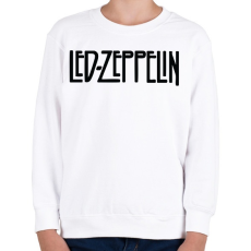 PRINTFASHION Led Zeppelin logo - Gyerek pulóver - Fehér