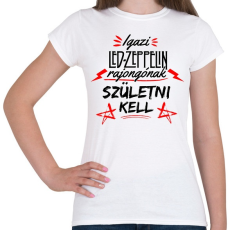 PRINTFASHION Led Zeppelin - Női póló - Fehér