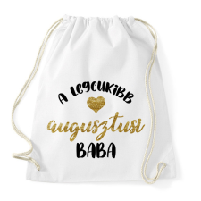 PRINTFASHION Legcukibb baba - Hónappal - Sportzsák, Tornazsák - Fehér tornazsák