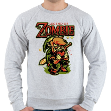 PRINTFASHION Legend of Zombie - Férfi pulóver - Sport szürke férfi pulóver, kardigán