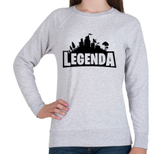 PRINTFASHION Legenda - Fortnite Style (Fekete) - Női pulóver - Sport szürke női pulóver, kardigán