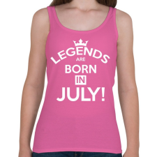 PRINTFASHION Legendák - Női atléta - Rózsaszín női trikó