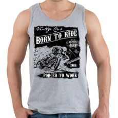 PRINTFASHION Legendás motorok - Férfi atléta - Sport szürke