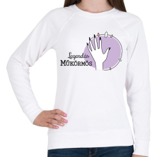 PRINTFASHION Legendás műkörmös - Női pulóver - Fehér női pulóver, kardigán