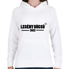 PRINTFASHION legénybúcsú 2022 - Női kapucnis pulóver - Fehér