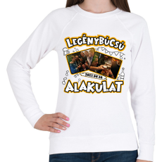 PRINTFASHION Legénybúcsú alakulat egyedi képpel - Női pulóver - Fehér