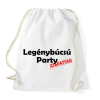 PRINTFASHION Legénybúcsú Csapattag - Sportzsák, Tornazsák - Fehér