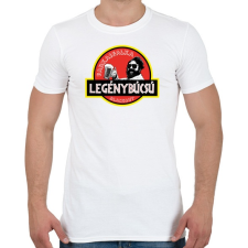 PRINTFASHION Legénybúcsú - farkasfalka blackout 2 - Férfi póló - Fehér férfi póló