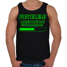 PRINTFASHION Legénybúcsú - Férfi atléta - Fekete