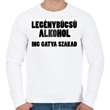 PRINTFASHION Legénybúcsú - Férfi pulóver - Fehér férfi pulóver, kardigán