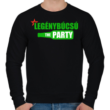 PRINTFASHION Legénybúcsú - Férfi pulóver - Fekete férfi pulóver, kardigán