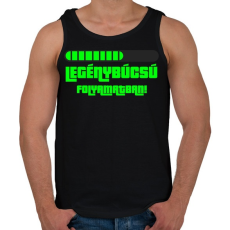 PRINTFASHION Legénybúcsú folyamatban - Férfi atléta - Fekete
