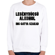 PRINTFASHION Legénybúcsú - Gyerek pulóver - Fehér