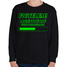 PRINTFASHION Legénybúcsú - Gyerek pulóver - Fekete gyerek pulóver, kardigán