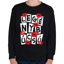 PRINTFASHION Legénybúcsú - Gyerek pulóver - Fekete gyerek pulóver, kardigán