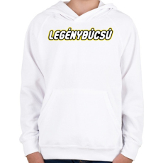 PRINTFASHION legenybucsu-lego - Gyerek kapucnis pulóver - Fehér