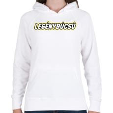 PRINTFASHION legenybucsu-lego - Női kapucnis pulóver - Fehér