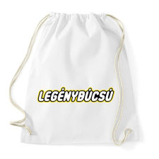 PRINTFASHION legenybucsu-lego - Sportzsák, Tornazsák - Fehér tornazsák
