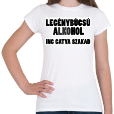 PRINTFASHION Legénybúcsú - Női póló - Fehér