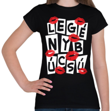 PRINTFASHION Legénybúcsú - Női póló - Fekete