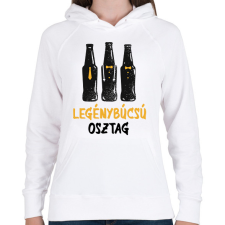 PRINTFASHION Legénybúcsú osztag - Női kapucnis pulóver - Fehér női pulóver, kardigán