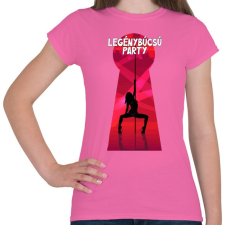 PRINTFASHION Legénybúcsú party - Női póló - Rózsaszín női póló