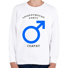 PRINTFASHION Legénybúcsú PCS - Gyerek pulóver - Fehér